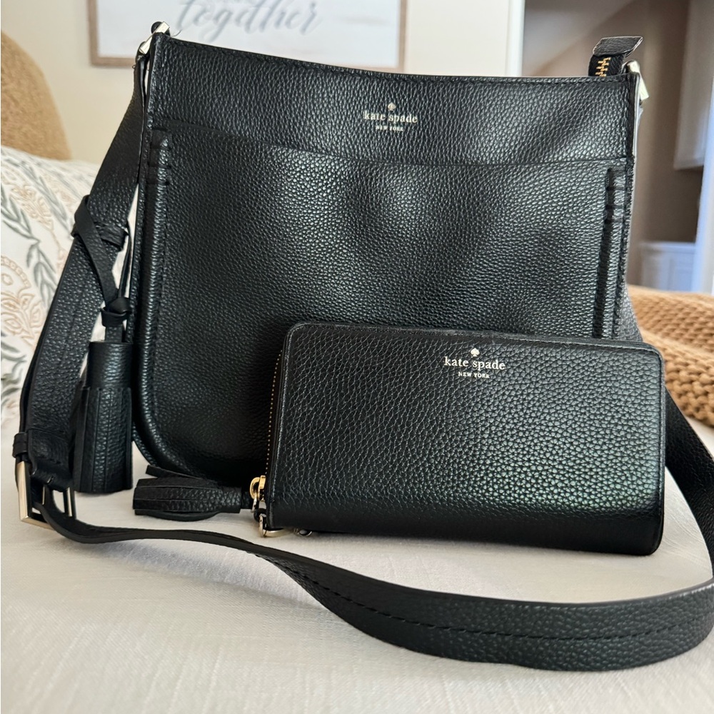 Kate Spade cross body purse and matching wallet